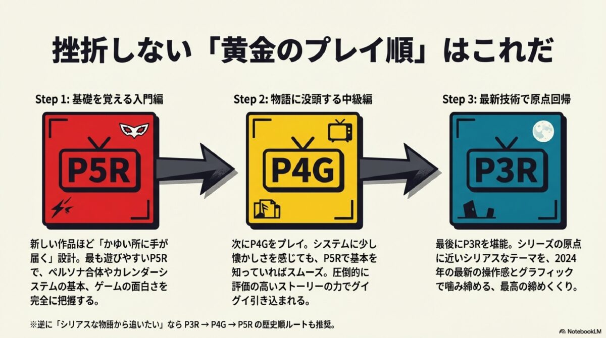 挫折しない「黄金のプレイ順」はこれだ
