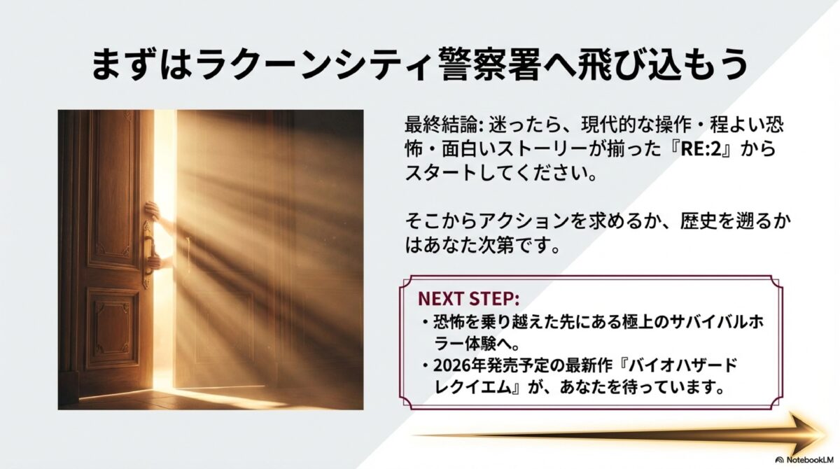 まずはラクーンシティ警察署へ飛び込もう