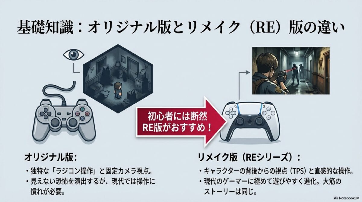 基礎知識:オリジナル版とリメイク(RE)板の違い