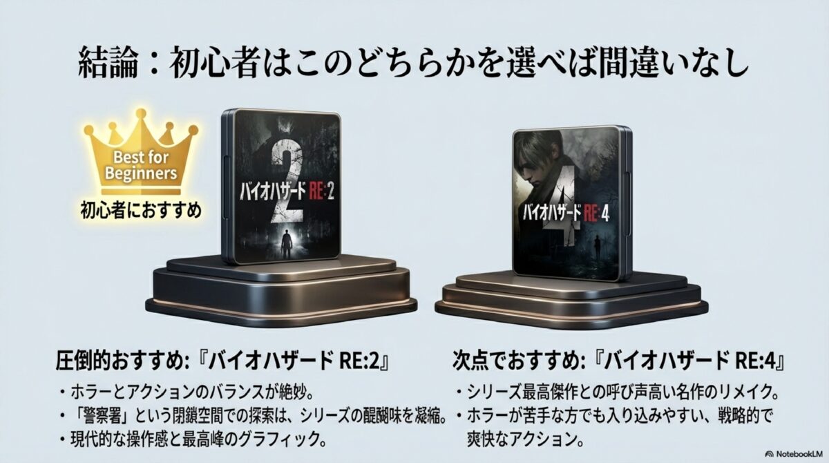 結論:初心者はこのどちらかを選べば間違いなし