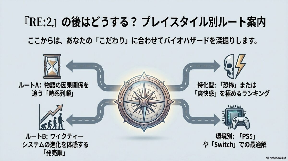 『RE:2』の後はどうする?プレイスタイル別ルート案内