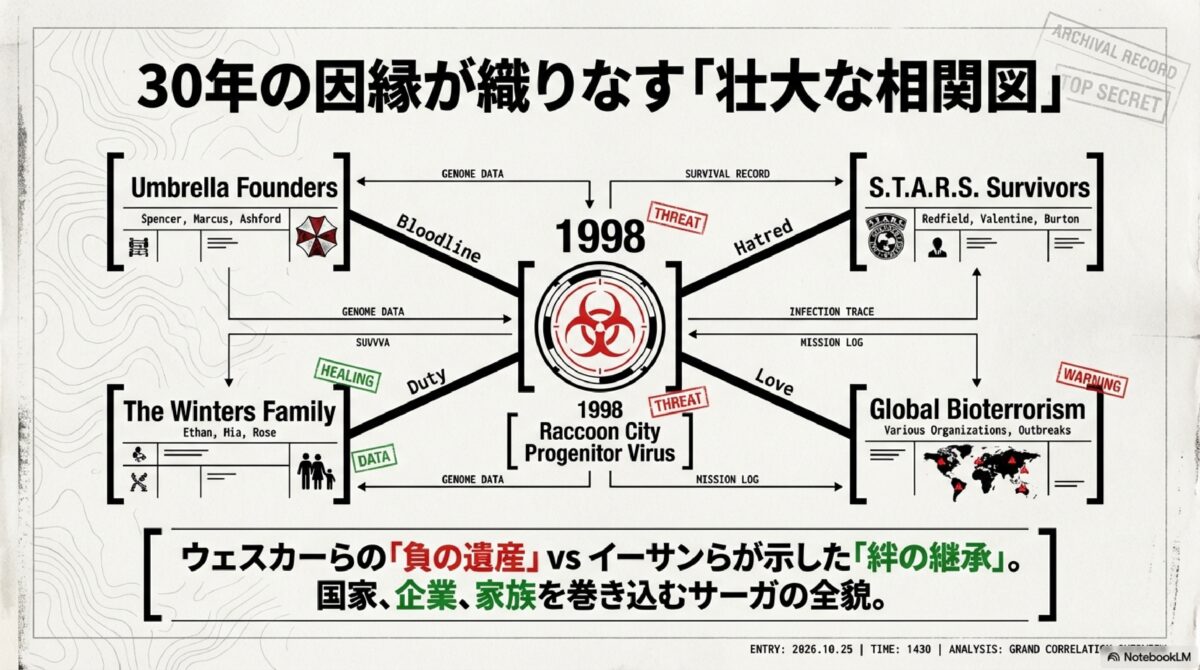30年の因縁が織りなす「壮大な相関図」