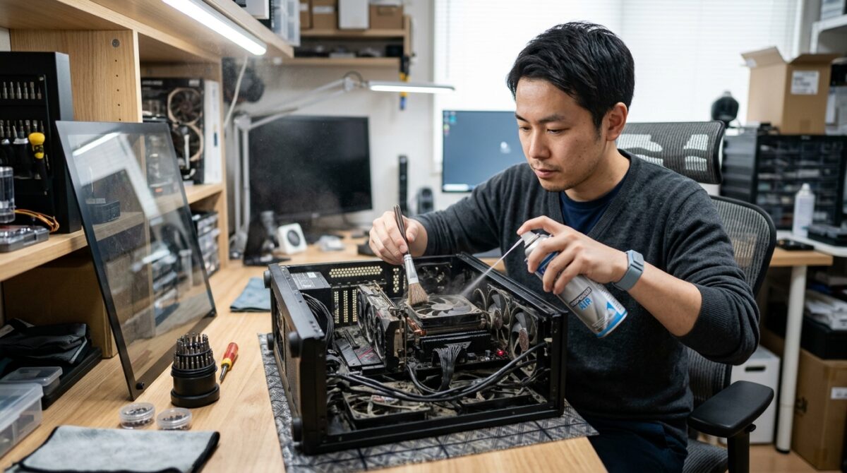 ゲーミングpcで部屋が暑い時の冷却方法