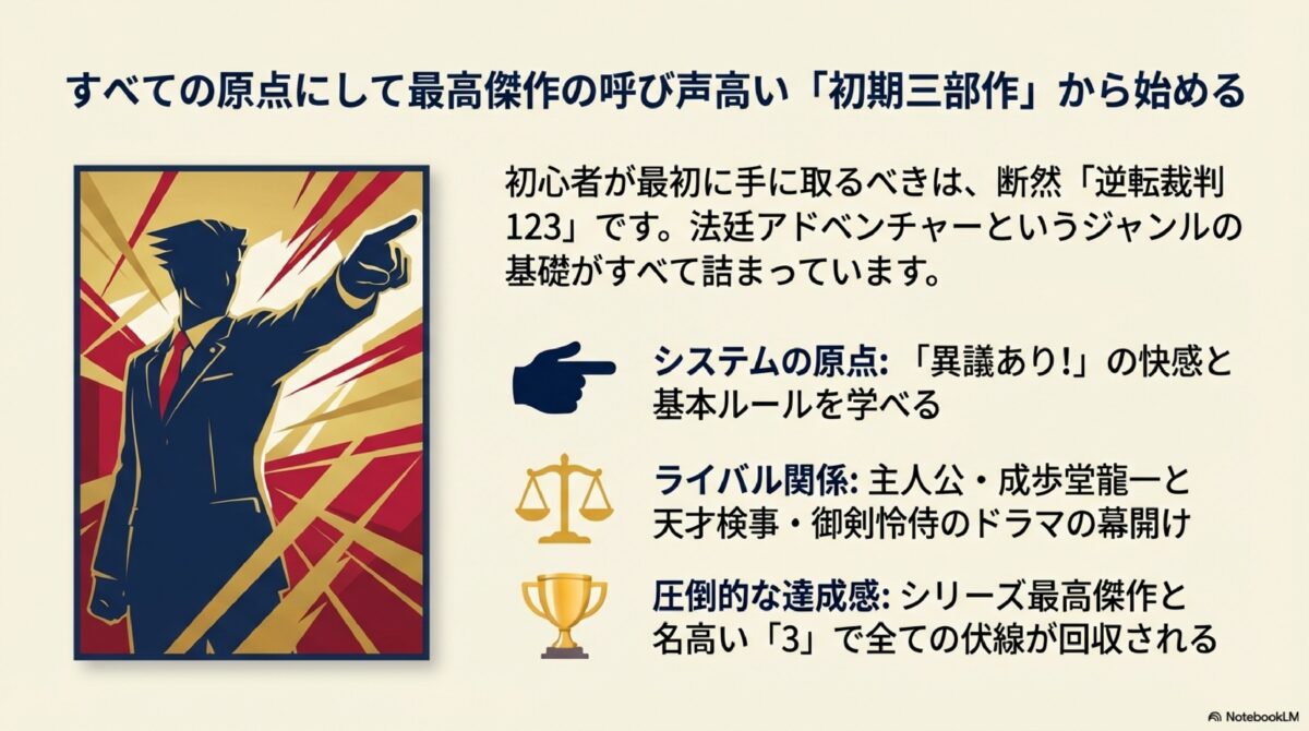 すべての原点にして最高傑作の呼び声高い「初期三部作」から始める