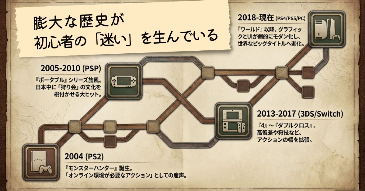 膨大な歴史が初心者の「迷い」を生んでいる