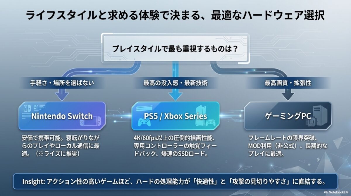 ライフスタイルと求める体験で決まる、最適なハードウェア選択