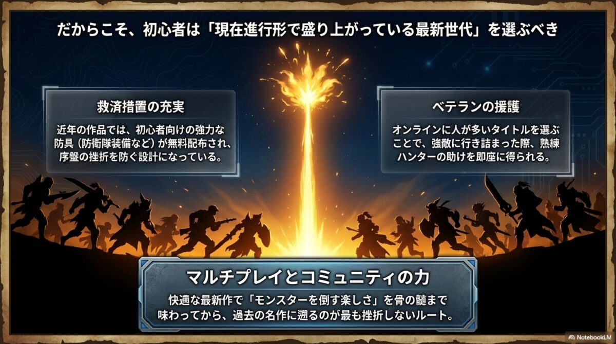初心者は、「現在進行系で盛り上がっている最新世代」を選ぶべき