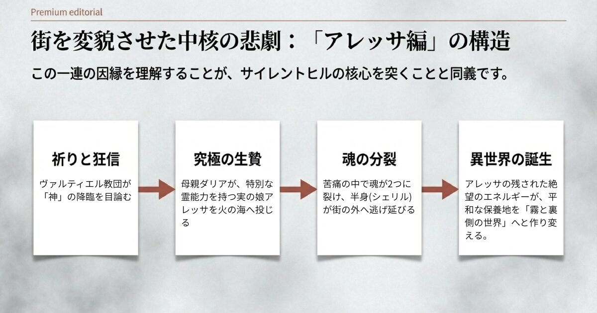 街を変貌させた中核の悲劇：「アレッサ編」の構造