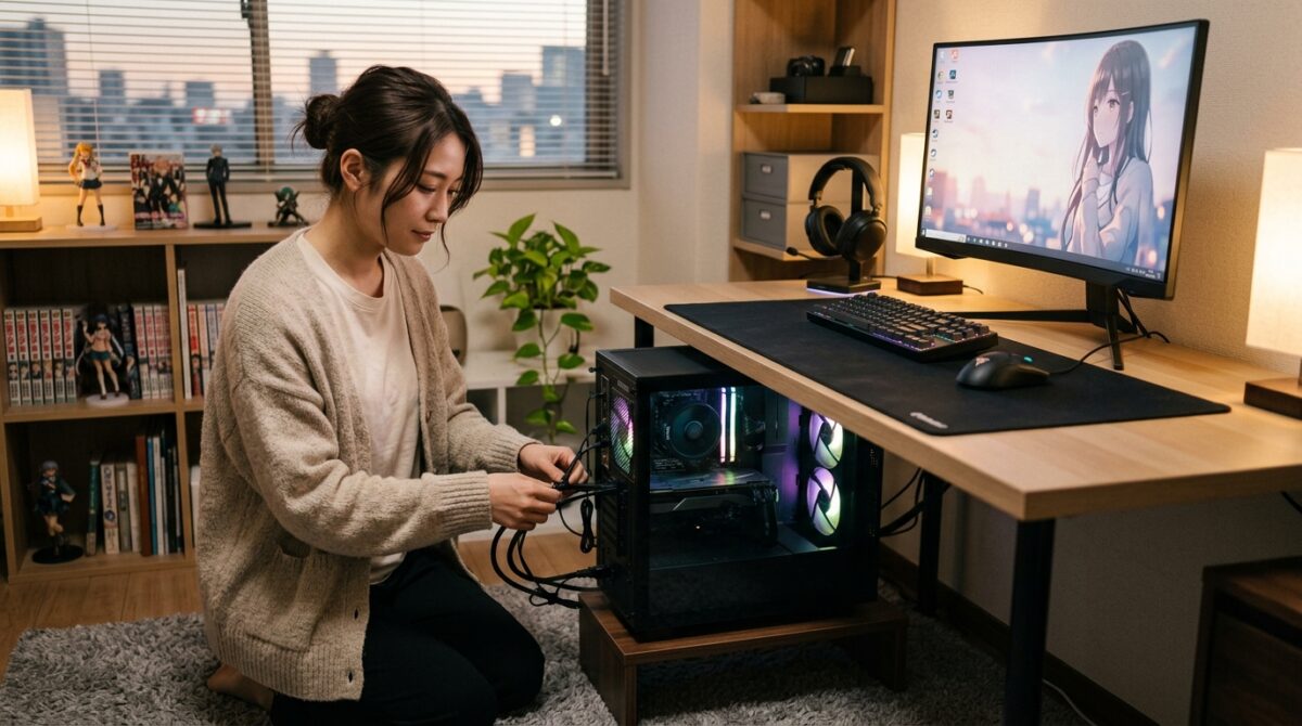 購入後の部屋で検討したいデスクトップの配置方法