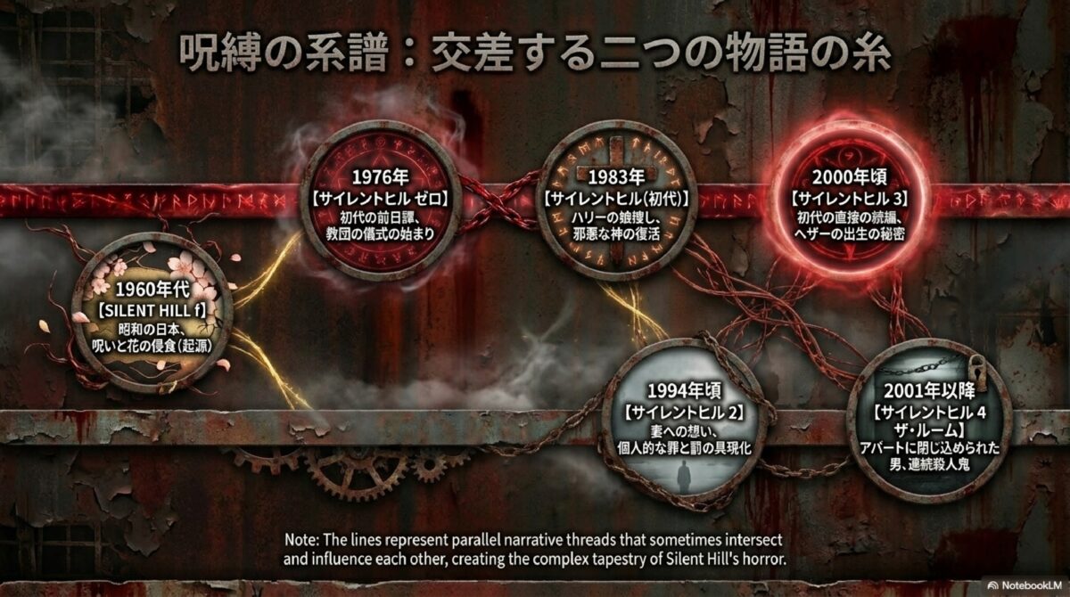 呪縛の系譜：交差する2つの物語の糸
