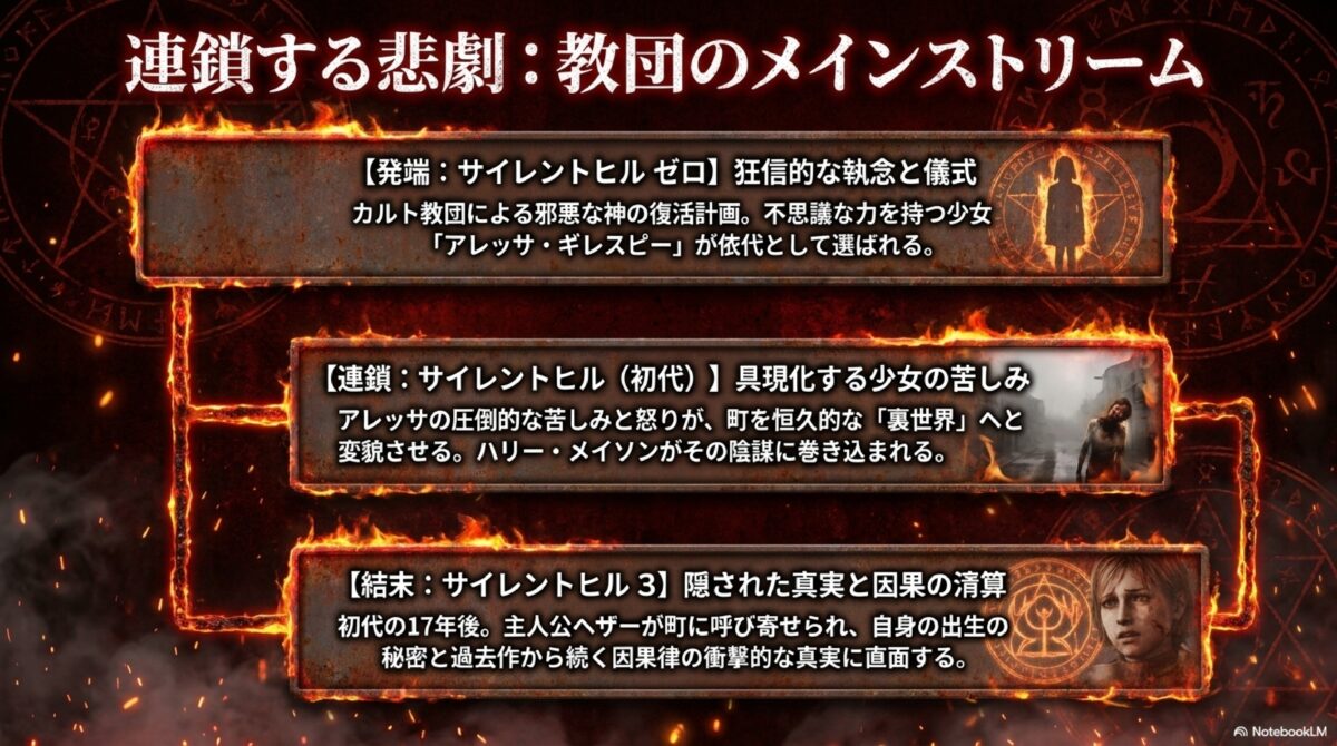 連鎖する悲劇：教団のメインストリーム