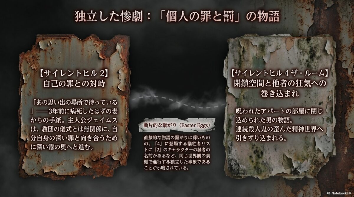 独立した惨劇：「個人の罪と罰」の物語