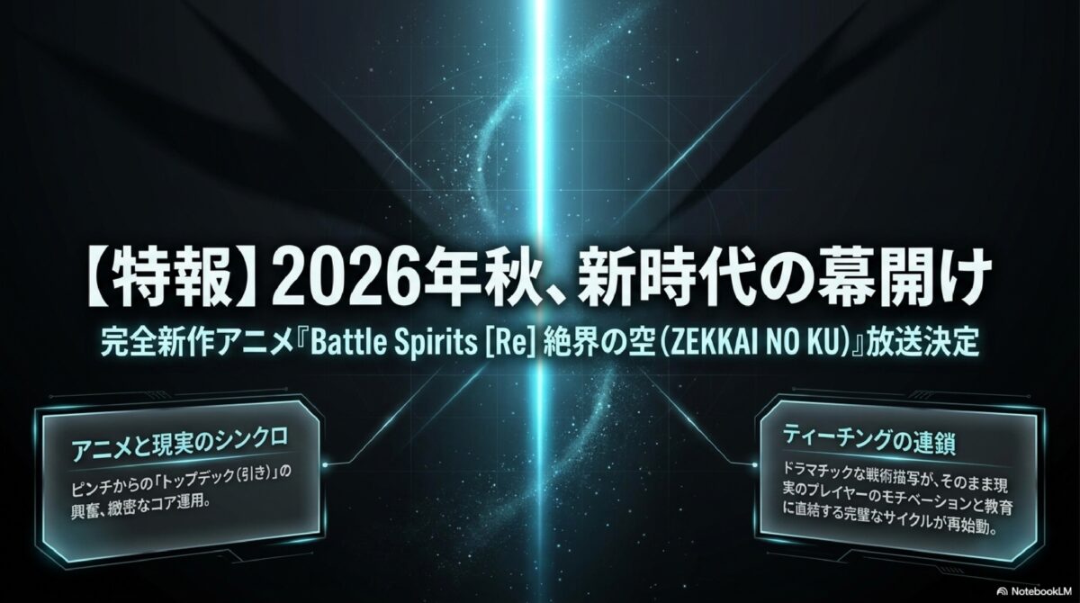 【特報】2026年秋、新時代の幕開け