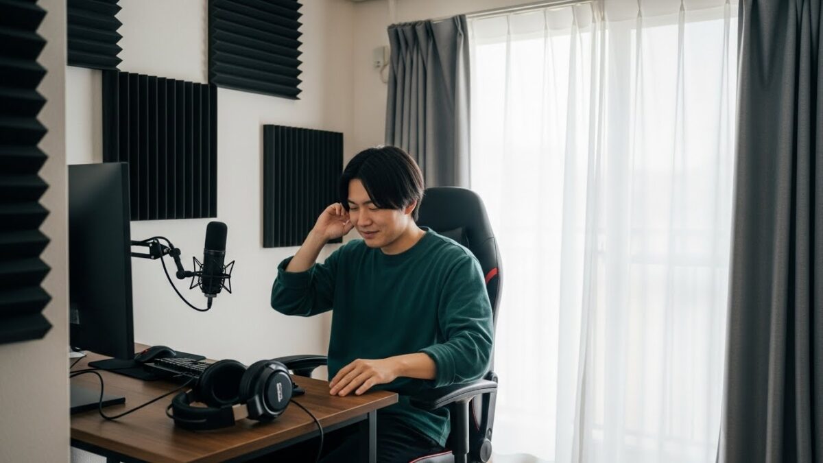 アパートでゲーム実況はうるさい？防音対策と騒音トラブル回避術