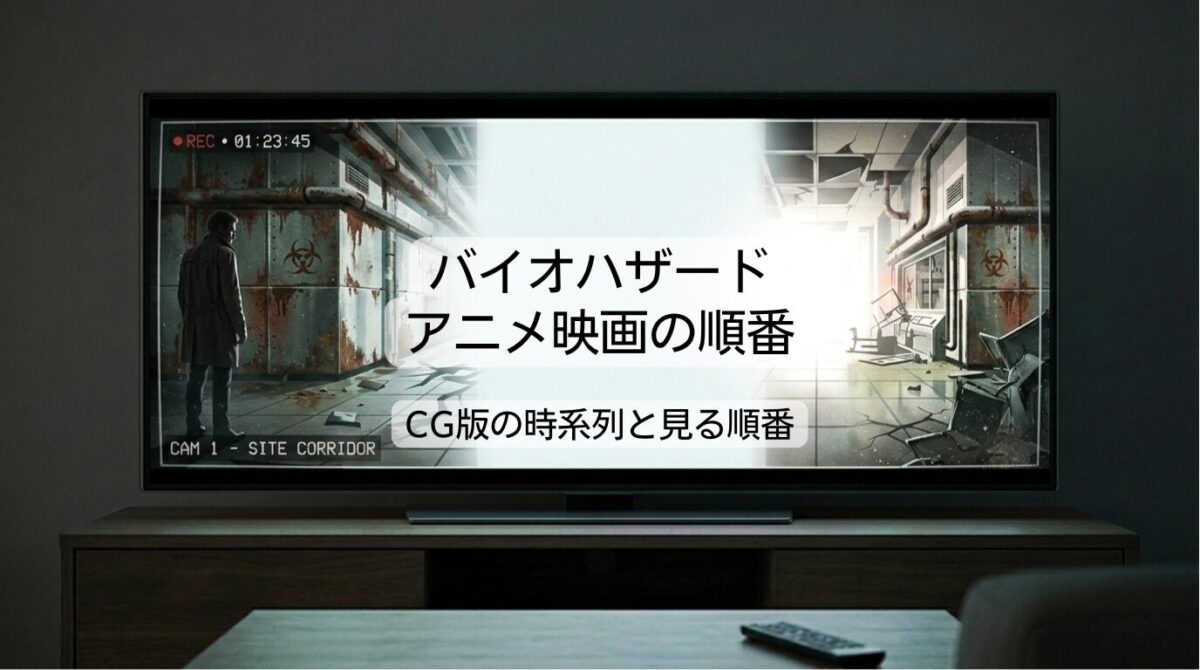 バイオハザードのアニメ映画の順番を解説！CG版の時系列と見る順番
